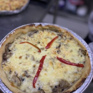 quiché artesanal 24 cm sellado al vacío